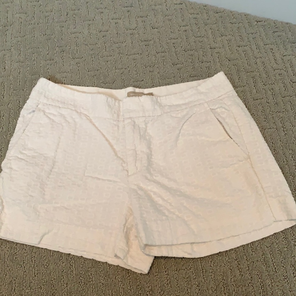 3” white pattern lined BR shorts